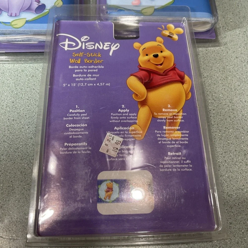 Winnie the Pooh Removable Wall Border Peel Stick 5